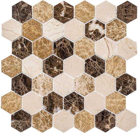 GT Tiles Rock Haven (2" Hex) CLNL273