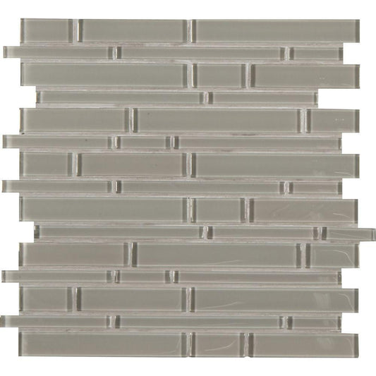 MSI Pebble Interlocking 12 in. x 12 in. x 8mm Glass Mesh-Mounted Mosaic Tile