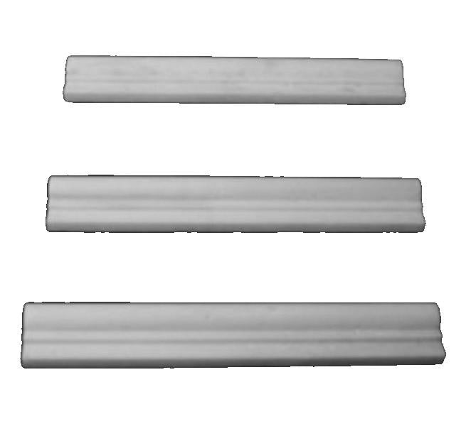 Statuary Crystal Marble Italian White Statuario Ogee 1 Chairrail Molding Polished