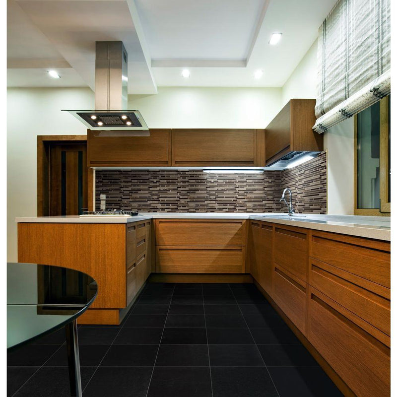 MS International Royal Oaks 12 in. x 12 in. x 8 mm Glass Marble Mesh-Mounted Mosaic Wall Tile
