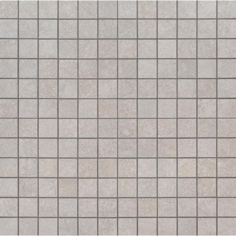 MSI Brixstyle Blanco 12 in. x 12 in. x 10mm Glazed Porcelain Mesh-Mounted Mosaic Tile (6 sq. ft. / Case)
