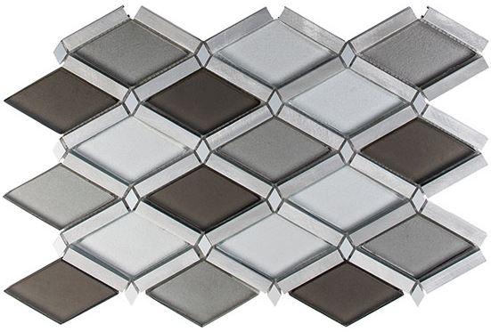 Glass Wall Tile Silver Quill (Glass) FGS222