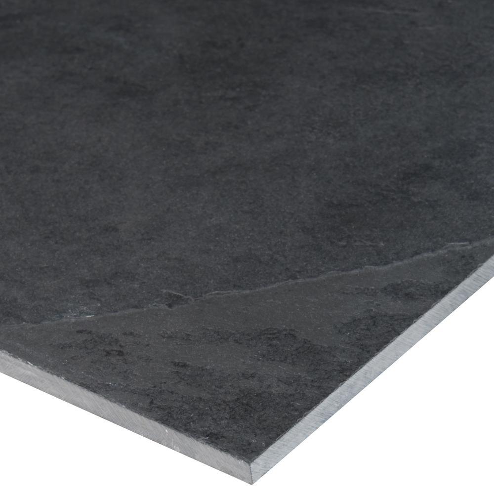 MS International Montauk Black 12 in. x 24 in. Gauged Slate Floor and Wall Tile (10 sq. ft. / case)