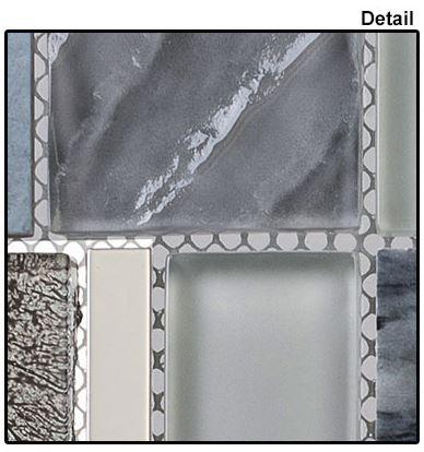 GT Glass Wall Tile Evolution Grey AS77