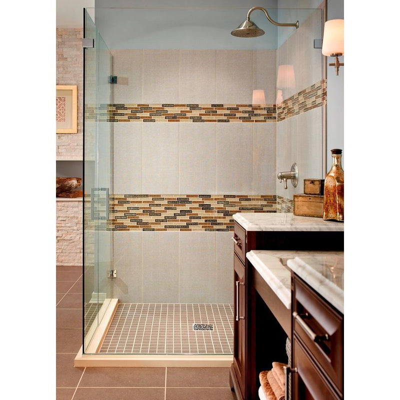 MS International Venetian Cafe 12 in. x 12 in. x 8 mm Glass Mesh-Mounted Mosaic Wall Tile