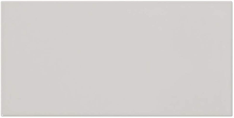 Gray Ceramic 3" X 6" Subway Tile Grey Glossy Finish Vogue Brand Designed in Italy (10 Sqft Box)