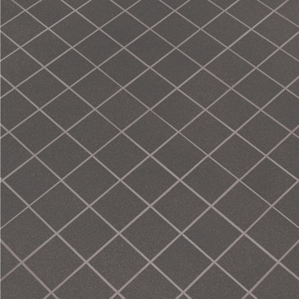 MSI Optima Graphite 12 in. x 12 in. x 10mm Matte Porcelain Mesh-Mounted Mosaic Tile (11 sq. ft. / case)