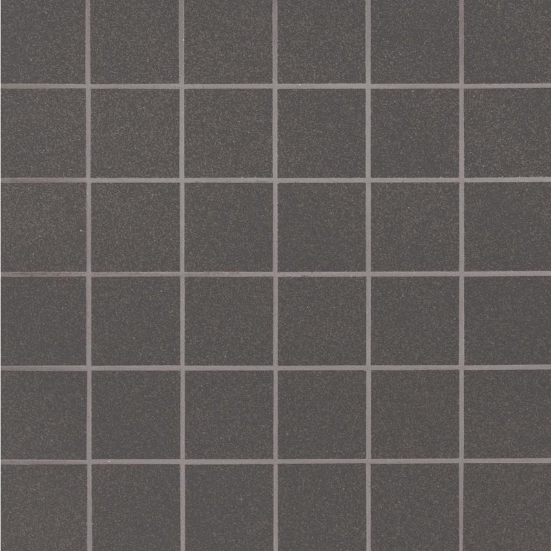 MSI Optima Graphite 12 in. x 12 in. x 10mm Matte Porcelain Mesh-Mounted Mosaic Tile (11 sq. ft. / case)