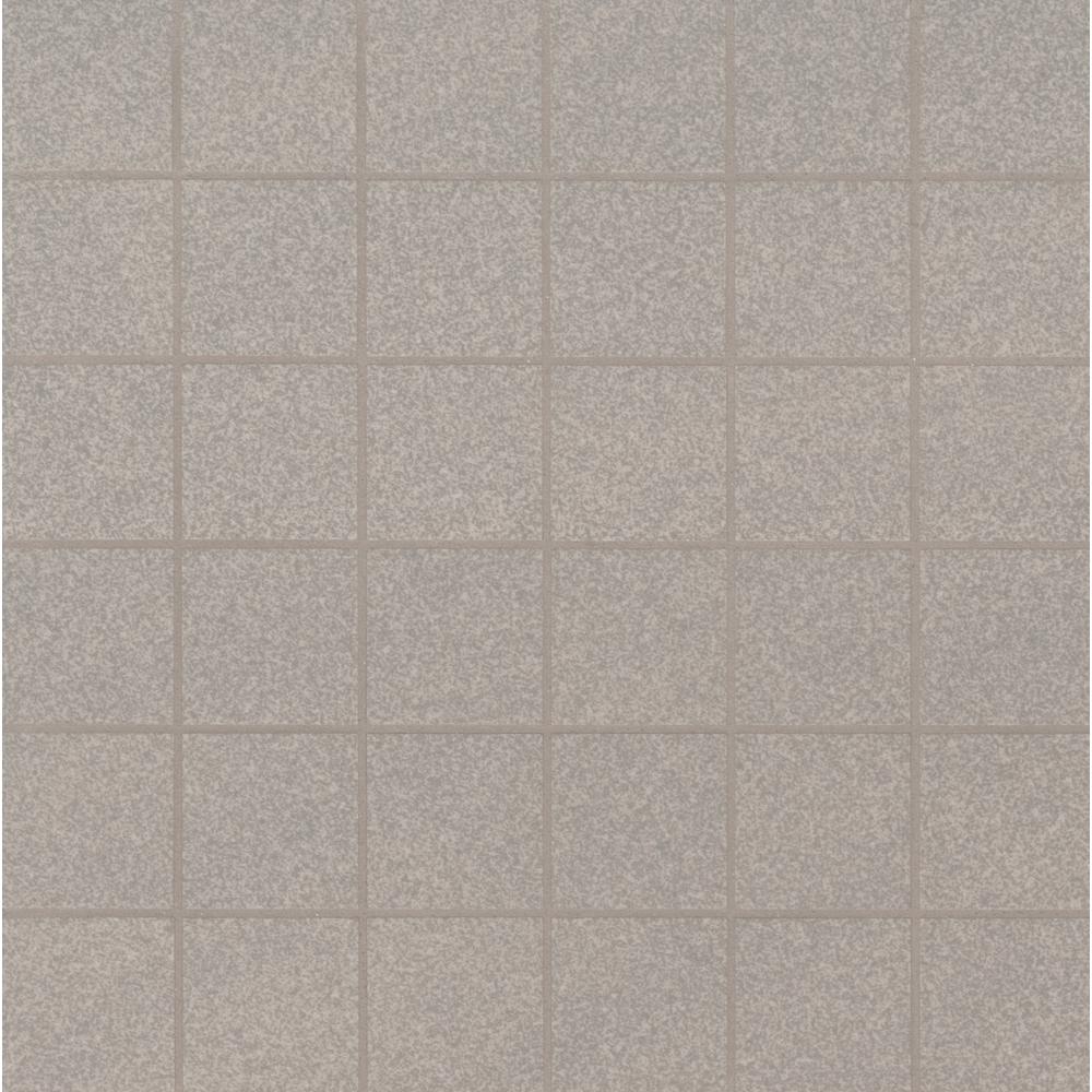 MSI Optima Grey 12 in. x 12 in. x 10mm Polished Porcelain Mesh-Mounted Mosaic Tile (11 sq. ft. / case)