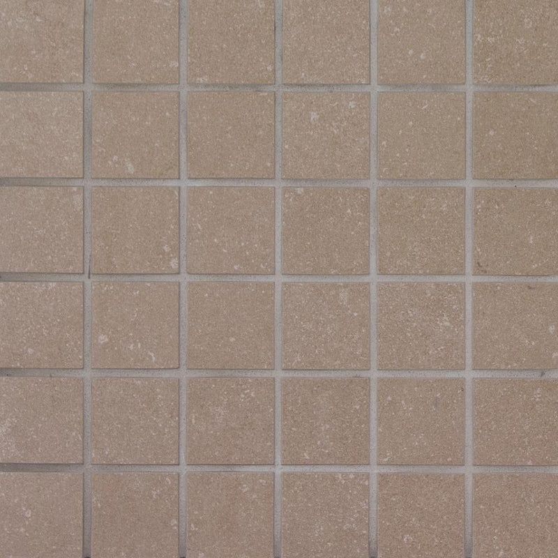 MSI Beton Olive 12 in. x 12 in. x 10 mm Porcelain Mesh-Mounted Mosaic Tile (8 sq. ft. / case)