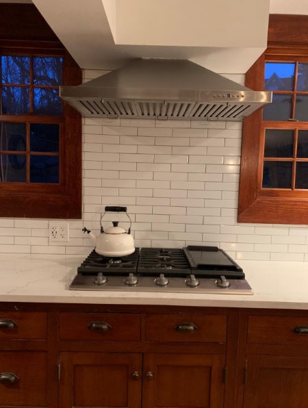 White Subway Wall Tile Gloss Finish 2x8 (60 pieces- Box of 6.5 Sqft)  for Kitchen Backsplash, Accent Wall and Bathroom Wall