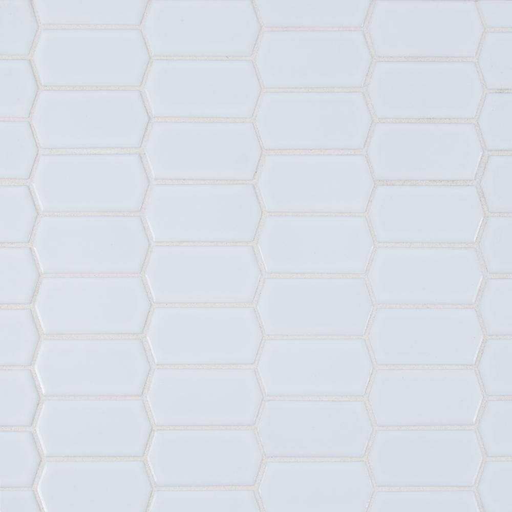 MSI Retro Picket Bianco Porcelain Mesh-Mounted Mosaic Tile
