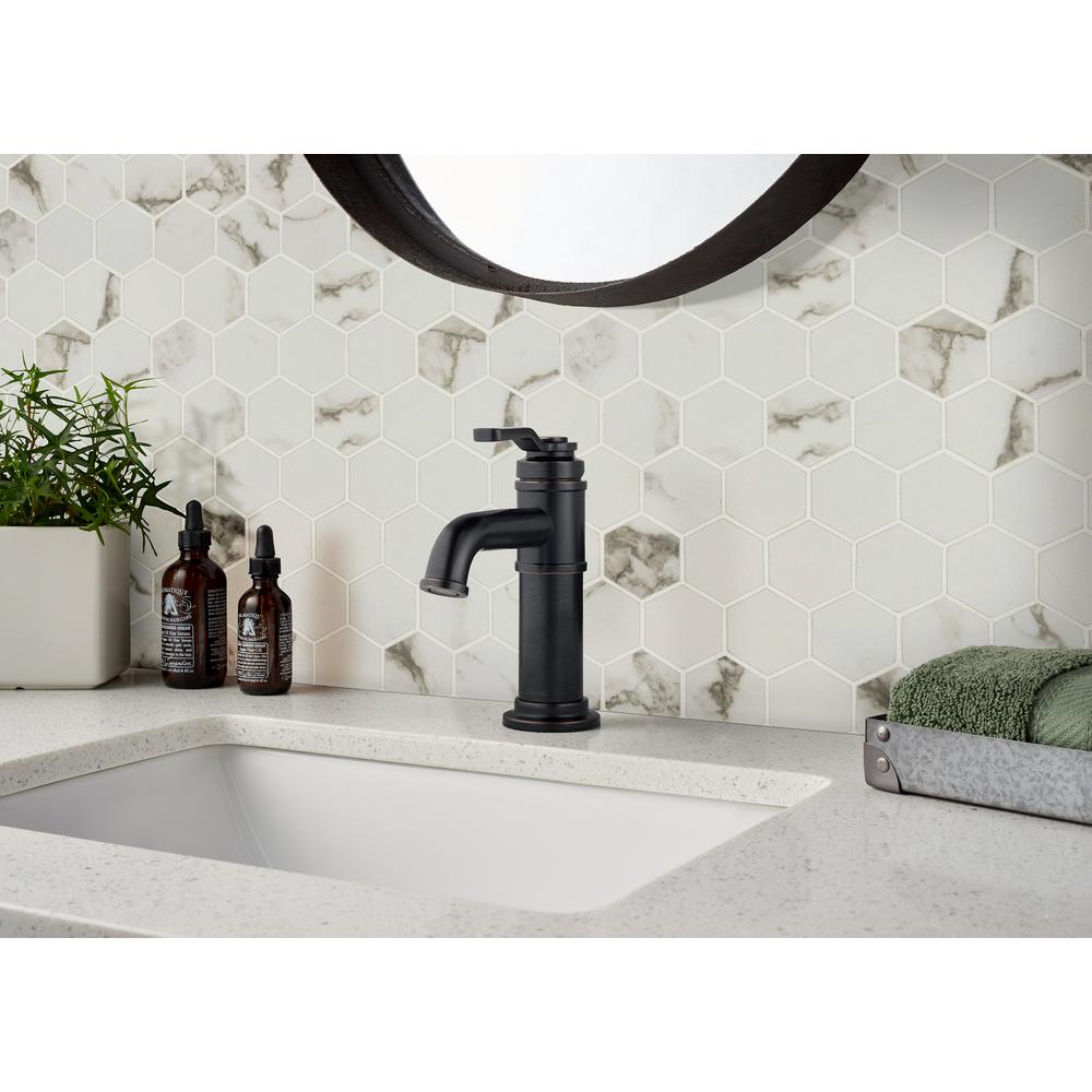MSI Statuario Hexagon 12 in. x 12 in. x 10mm Glazed Porcelain Mesh-Mounted Mosaic Tile