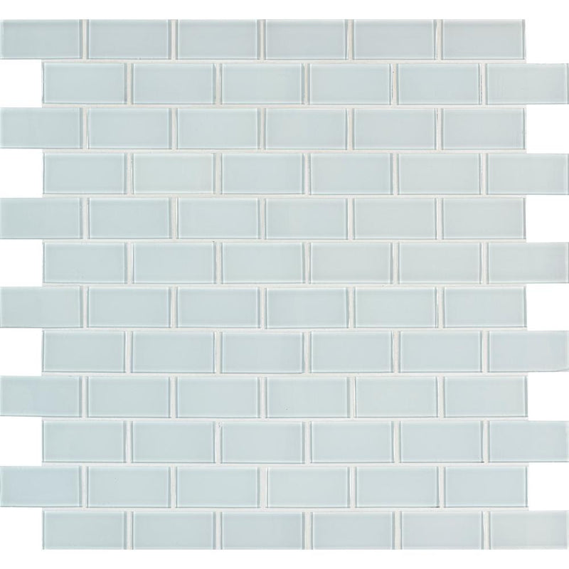 MSI Ice 2x4 Subway Glass Mesh-Mounted Mosaic Wall Tile (9.70 sq. ft. / case)